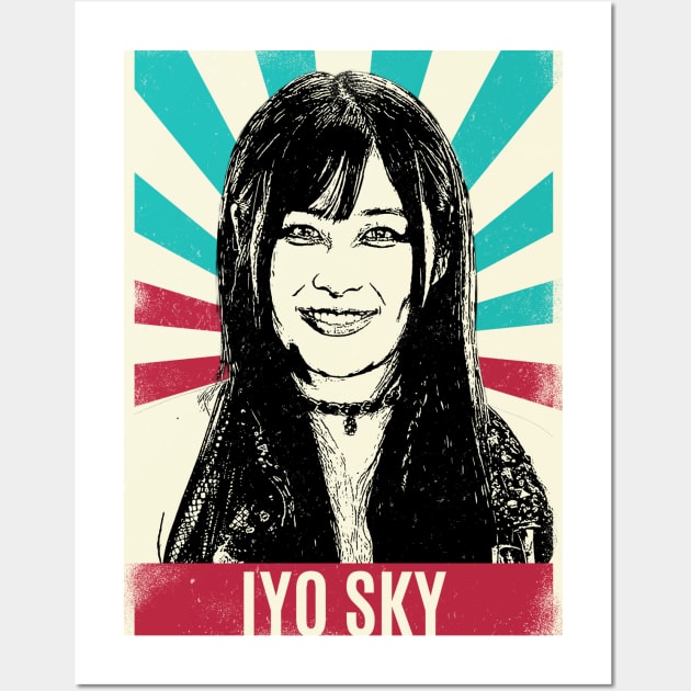 Vintage Retro Iyo Sky Wall Art by Bengkel Band